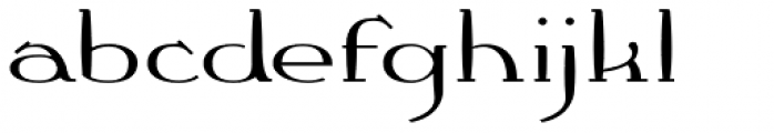 Crewekerne Magna Expanded Font LOWERCASE