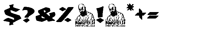 Criadero Black Regular Font OTHER CHARS