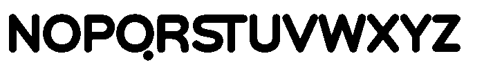 Cricon Font UPPERCASE