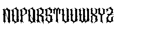 Crikthor Font UPPERCASE
