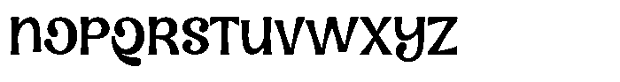 Crilas Font LOWERCASE