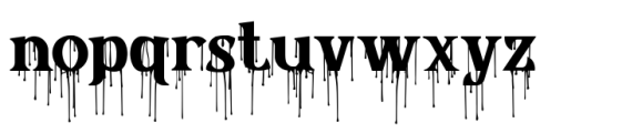 Crimson Horror Two Font LOWERCASE