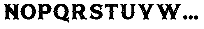 Crimson Night Font UPPERCASE