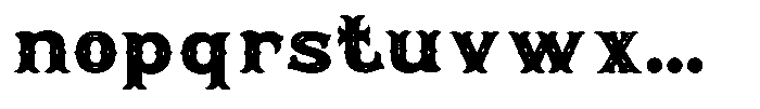 Crimson Night Font LOWERCASE