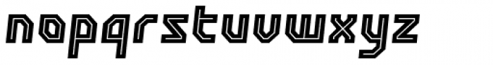 Crimstone Inline Italic Font LOWERCASE