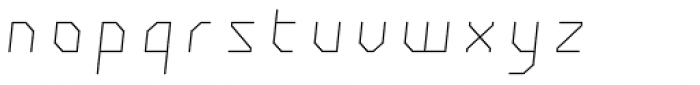 Crimstone Line Italic Font LOWERCASE
