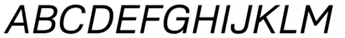 Crique Grotesk Display Italic Font UPPERCASE