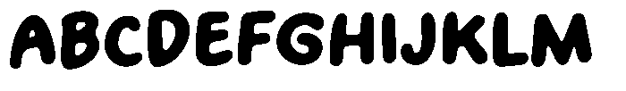 Crispy Bites Bold Font UPPERCASE