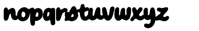 Crispy Bites Bold Font LOWERCASE