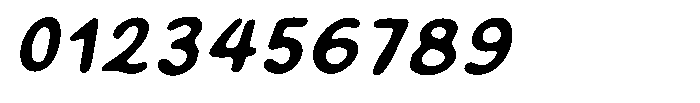 Crispy Bites Italic Font OTHER CHARS