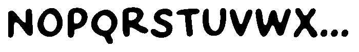 Crispy Bites Regular Font UPPERCASE