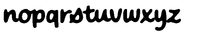 Crispy Bites Regular Font LOWERCASE
