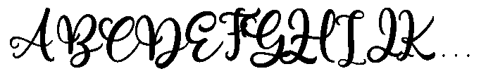Cristabella Font UPPERCASE