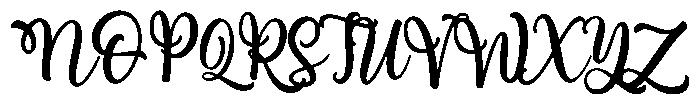 Cristabella Font UPPERCASE