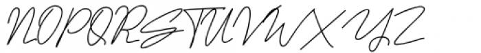 Cristhyna Signature Regular Font UPPERCASE