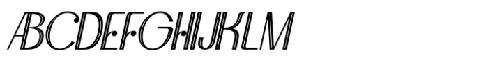 Cristmon Oblique Font UPPERCASE