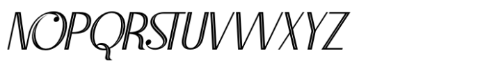 Cristmon Oblique Font UPPERCASE