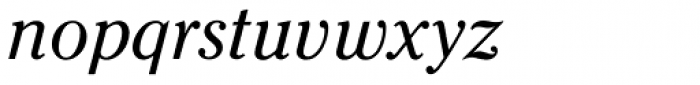Criterion URW Italic Font LOWERCASE