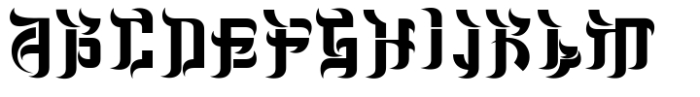 Croasian Font UPPERCASE