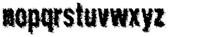 Crockstomp Frosted Font LOWERCASE