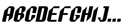 Crone Italic Font UPPERCASE