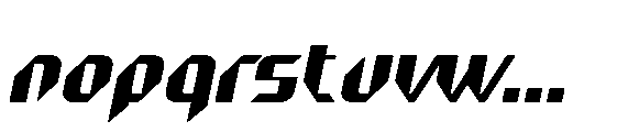 Crone Italic Font LOWERCASE