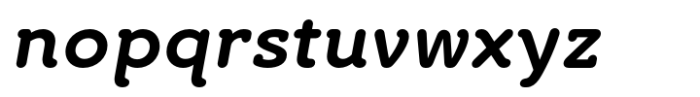 Croog Pro Bold Italic Font LOWERCASE