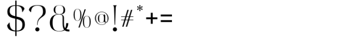 Crosmail Font OTHER CHARS