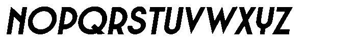 Crosmellow Black Italic Font LOWERCASE
