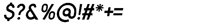 Crosmellow Bold Italic Font OTHER CHARS