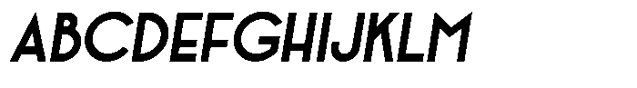 Crosmellow Extra Bold Italic Font UPPERCASE