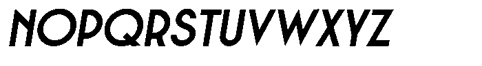 Crosmellow Extra Bold Italic Font UPPERCASE
