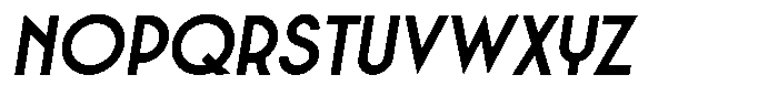 Crosmellow Extra Bold Italic Font LOWERCASE