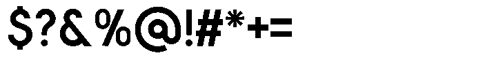 Crosmellow Extra Bold Font OTHER CHARS
