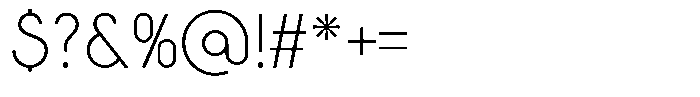 Crosmellow Extra Light Font OTHER CHARS