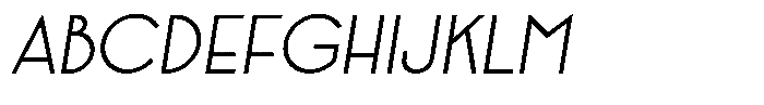 Crosmellow Light Italic Font UPPERCASE