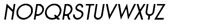 Crosmellow Medium Italic Font LOWERCASE