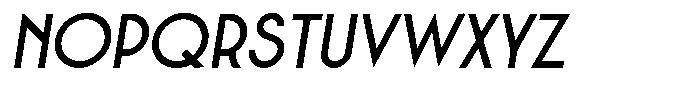 Crosmellow Semi Bold Italic Font UPPERCASE