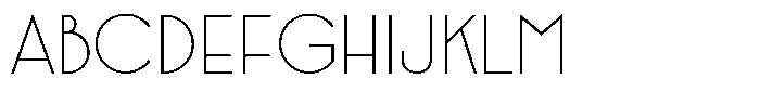 Crosmellow Thin Font UPPERCASE