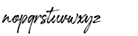 Crossing Regular Font LOWERCASE