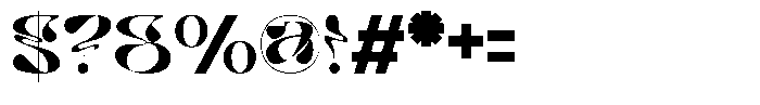 Crosta Font OTHER CHARS