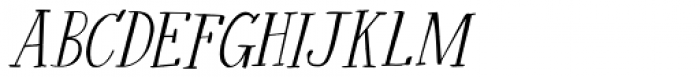 Crowfeather Italic Font UPPERCASE