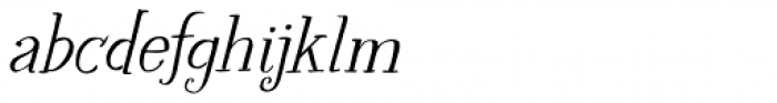 Crowfeather Italic Font LOWERCASE