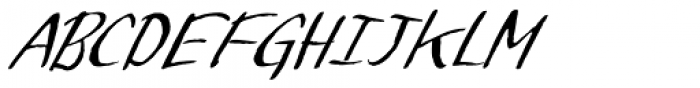 Crowfeather Script Italic Font UPPERCASE