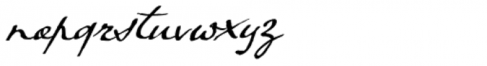 Crowfeather Script Italic Font LOWERCASE