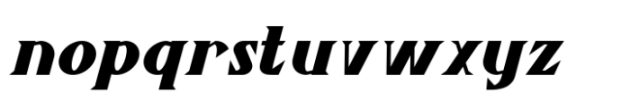 Crowmagius Bold Italic Font LOWERCASE
