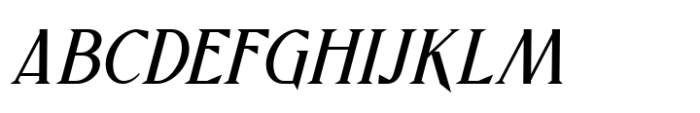Crowmagius Italic Font UPPERCASE