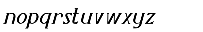 Crowmagius Italic Font LOWERCASE