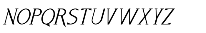 Crowmagius Light Italic Font UPPERCASE