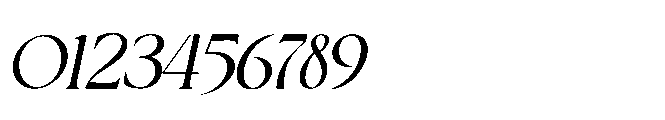 Crown Avenue Oblique Font OTHER CHARS